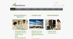 Desktop Screenshot of ixpressgenes.com