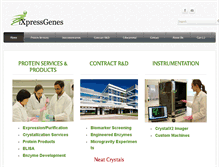 Tablet Screenshot of ixpressgenes.com